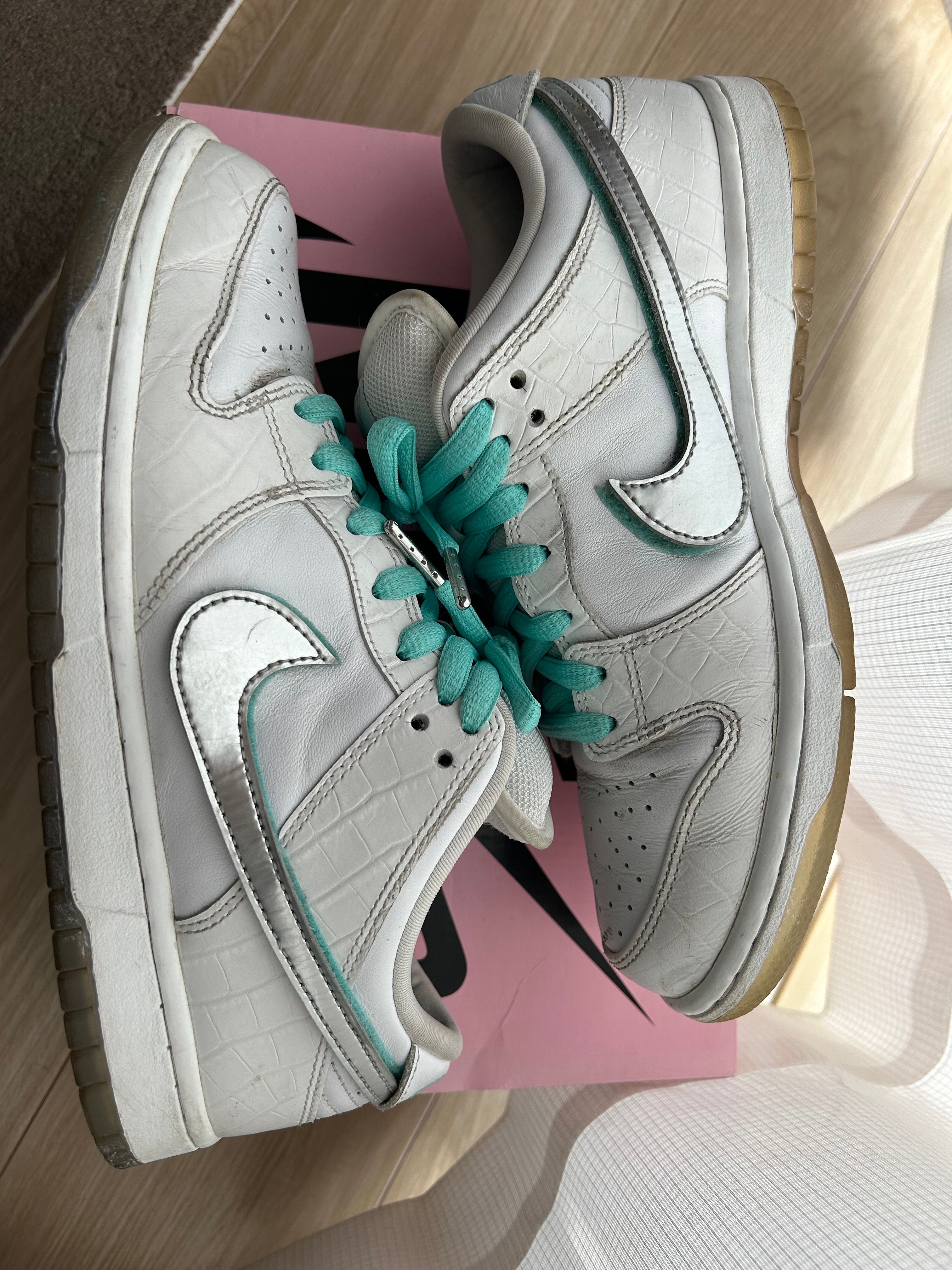 Diamond Supply Co. × Nike SB Dunk Low Pro "White"