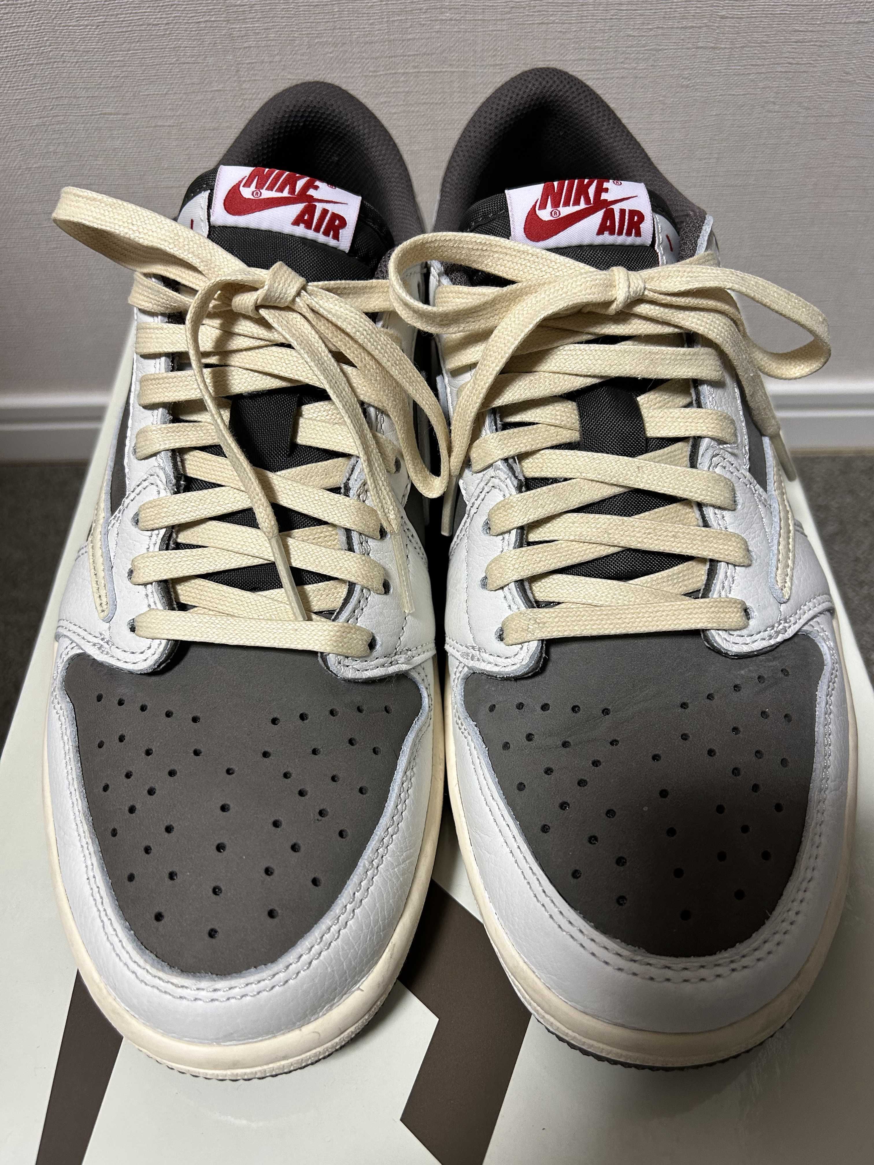 Travis Scott × Nike Air Jordan 1 Low OG SP "Reverse Mocha/Sail and Ridgerock"
