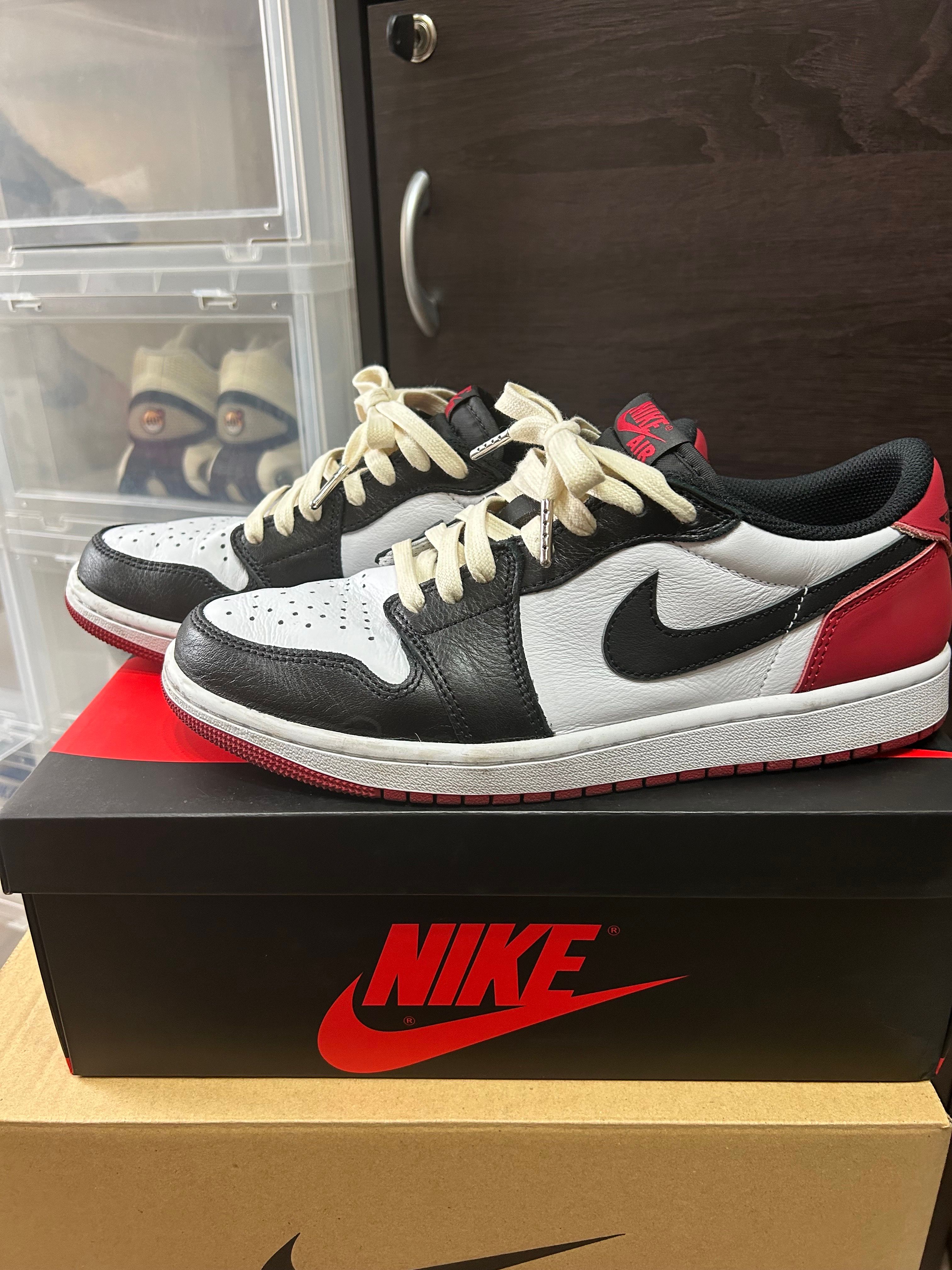 Nike Air Jordan 1 Retro Low OG "Black Toe"