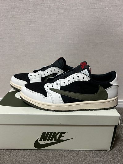 Travis Scott × Nike Women's Air Jordan 1 Low OG "Medium Olive"