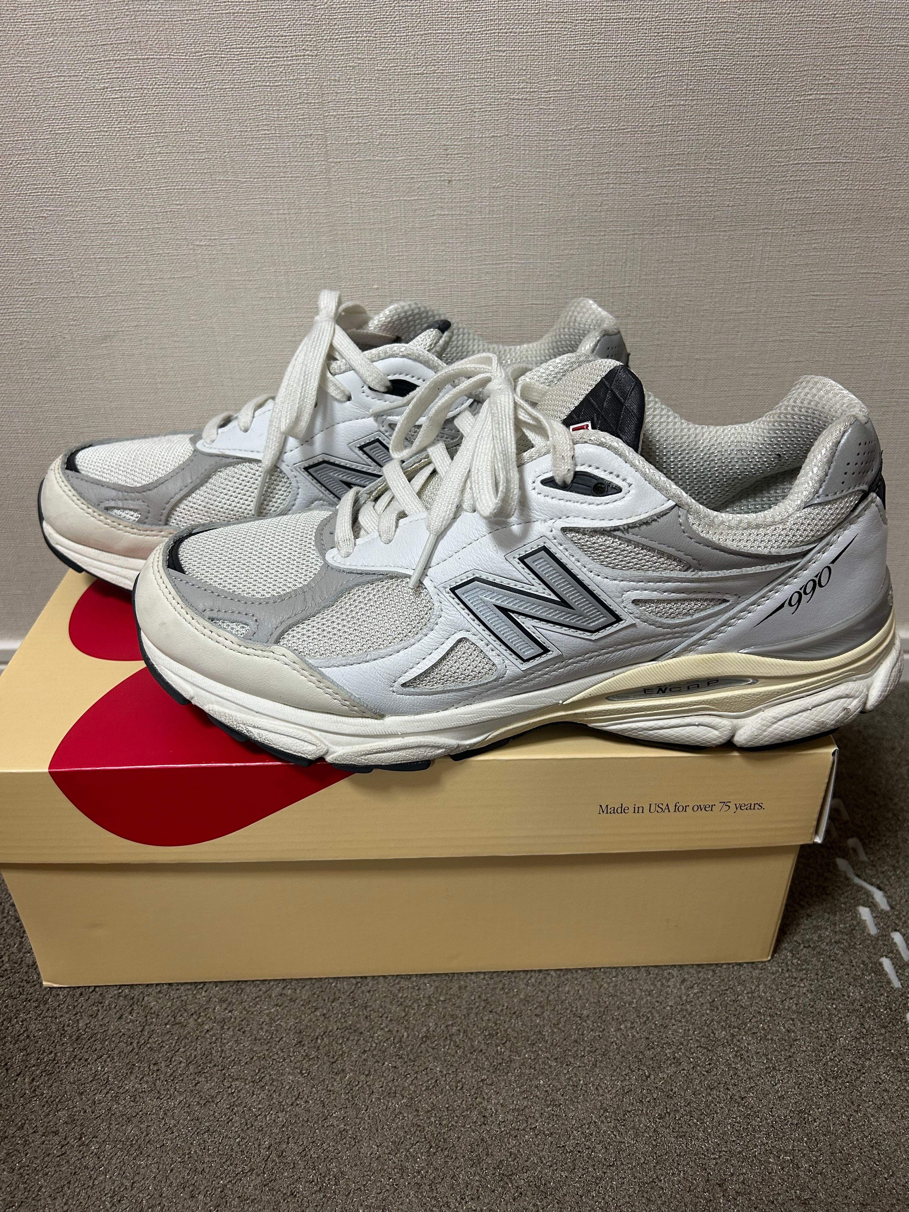 New Balance 990V3 "Sea Salt/Rain Cloud"