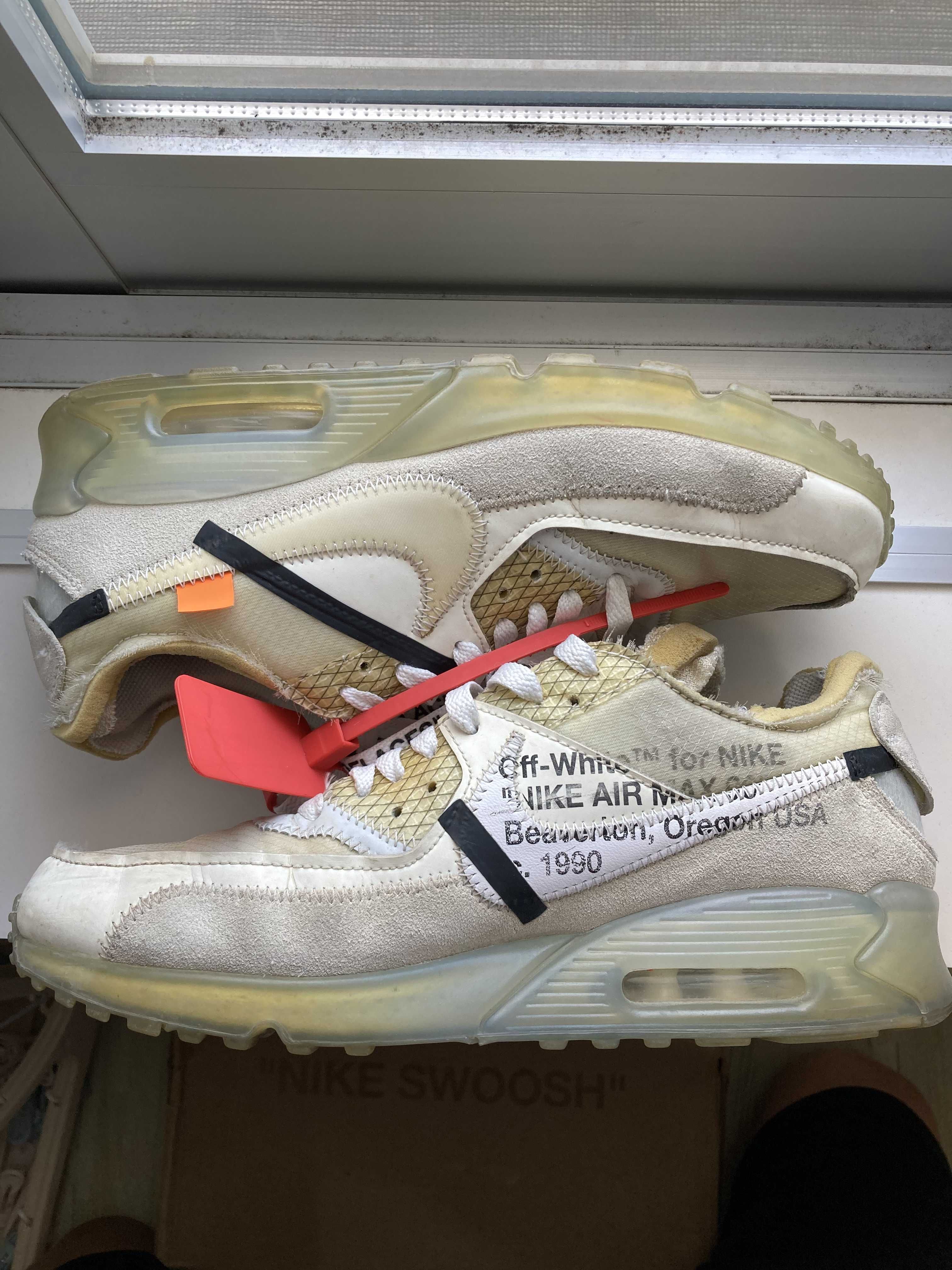 Off-White × Nike Air Max 90 "The 10/Sail"