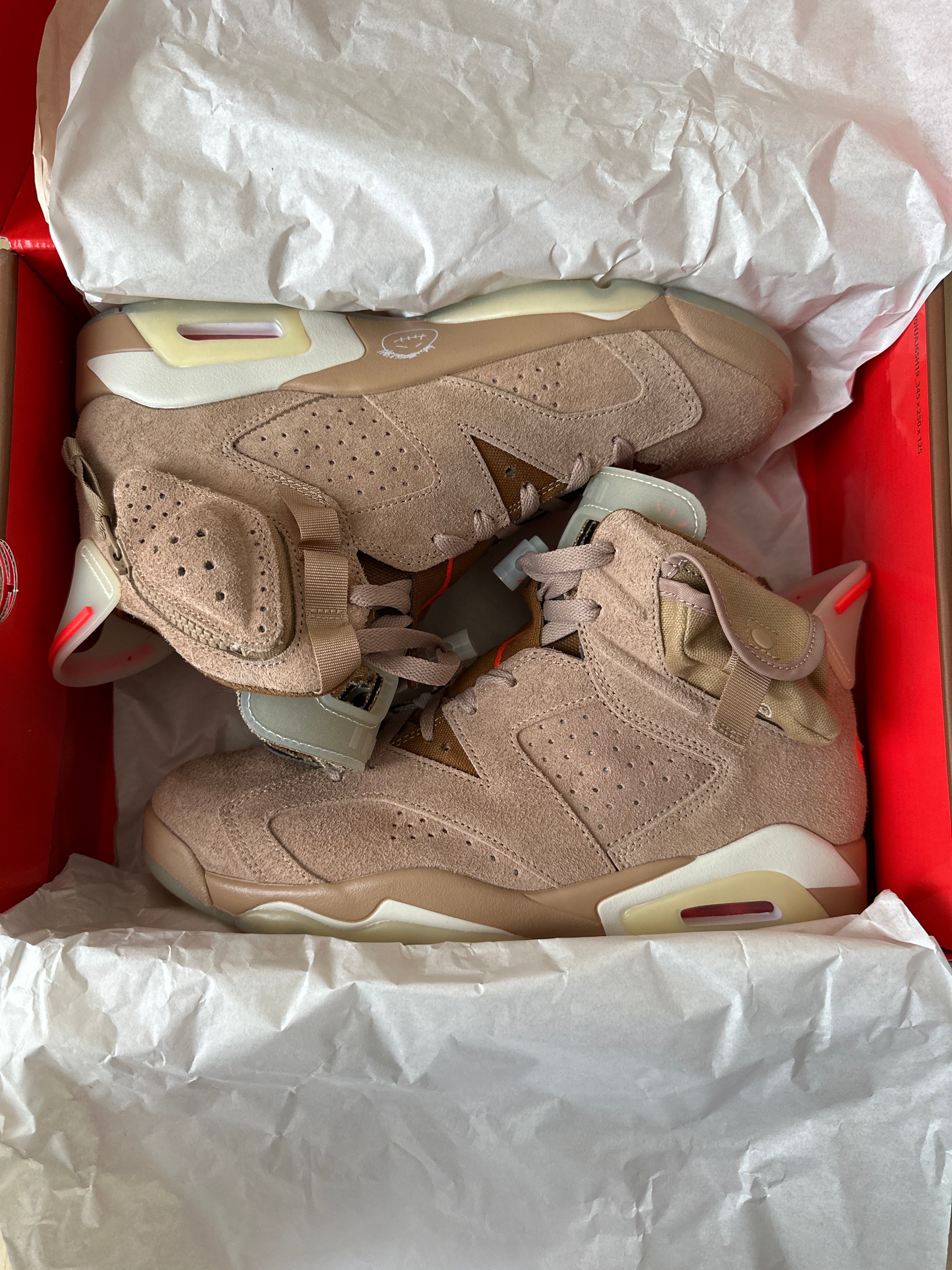 Travis Scott × Nike Air Jordan 6 "British Khaki"