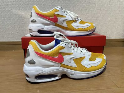 NIKE AIR MAX2 LIGHT UNIVERSITY GOLD FLASH CRIMSON