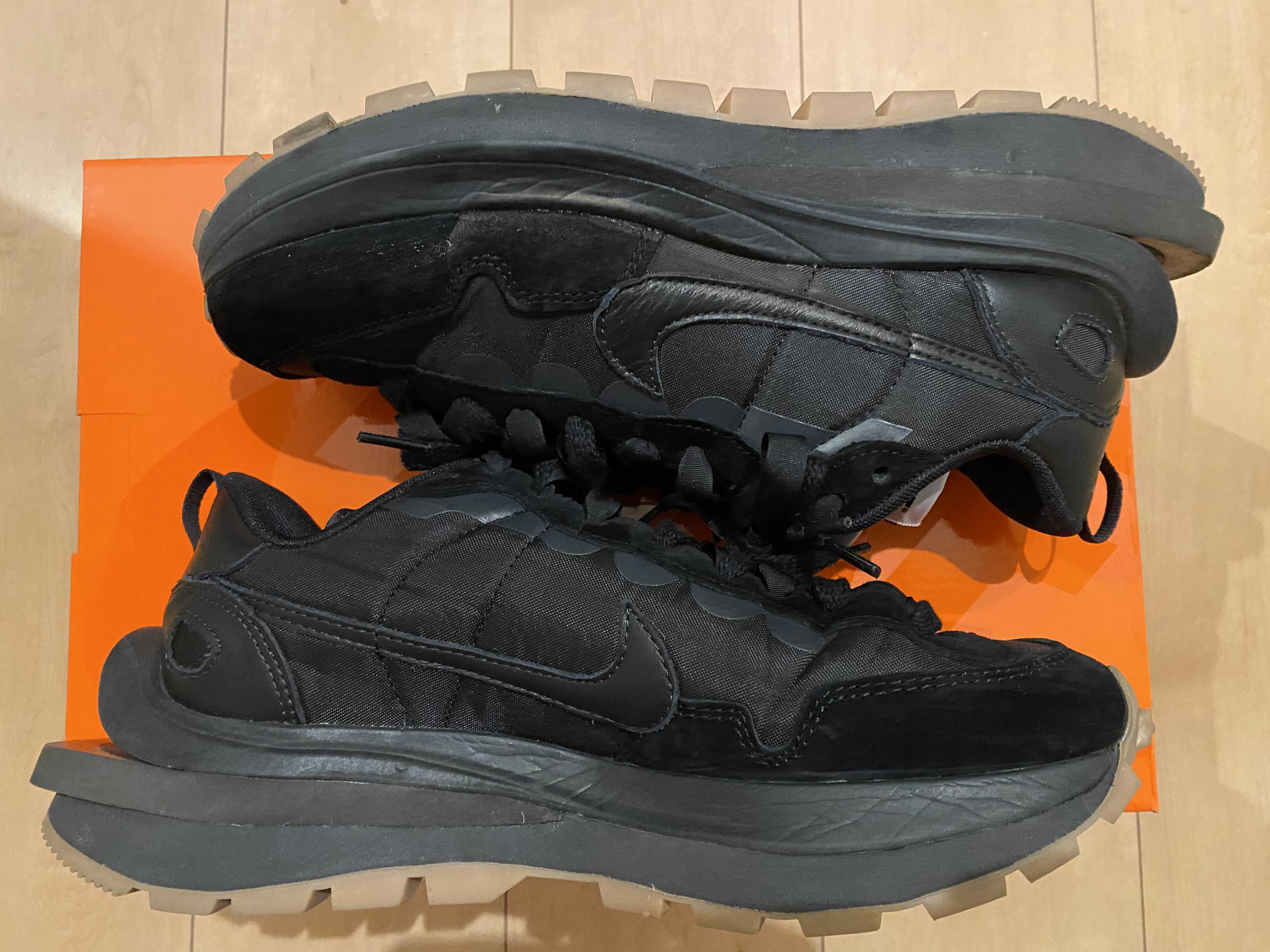 sacai × Nike VaporWaffle "Black Gum"
