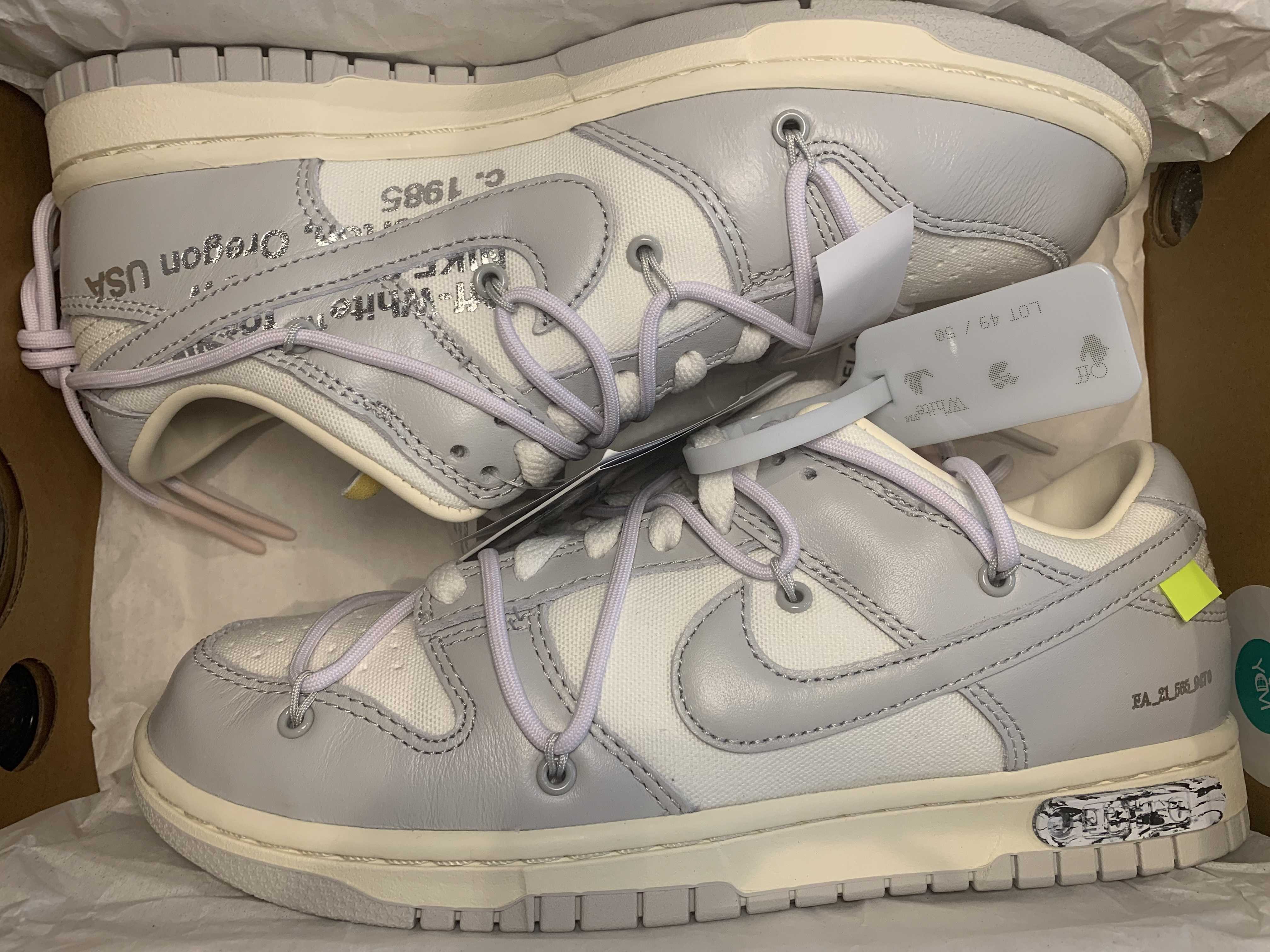 Off-White × Nike Dunk Low 1 of 50 "Lot.49"