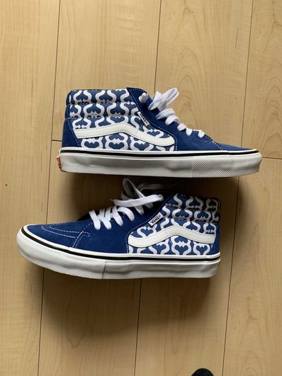 Supreme × Vans Monogram S Logo Skate Grosso Mid "Blue"