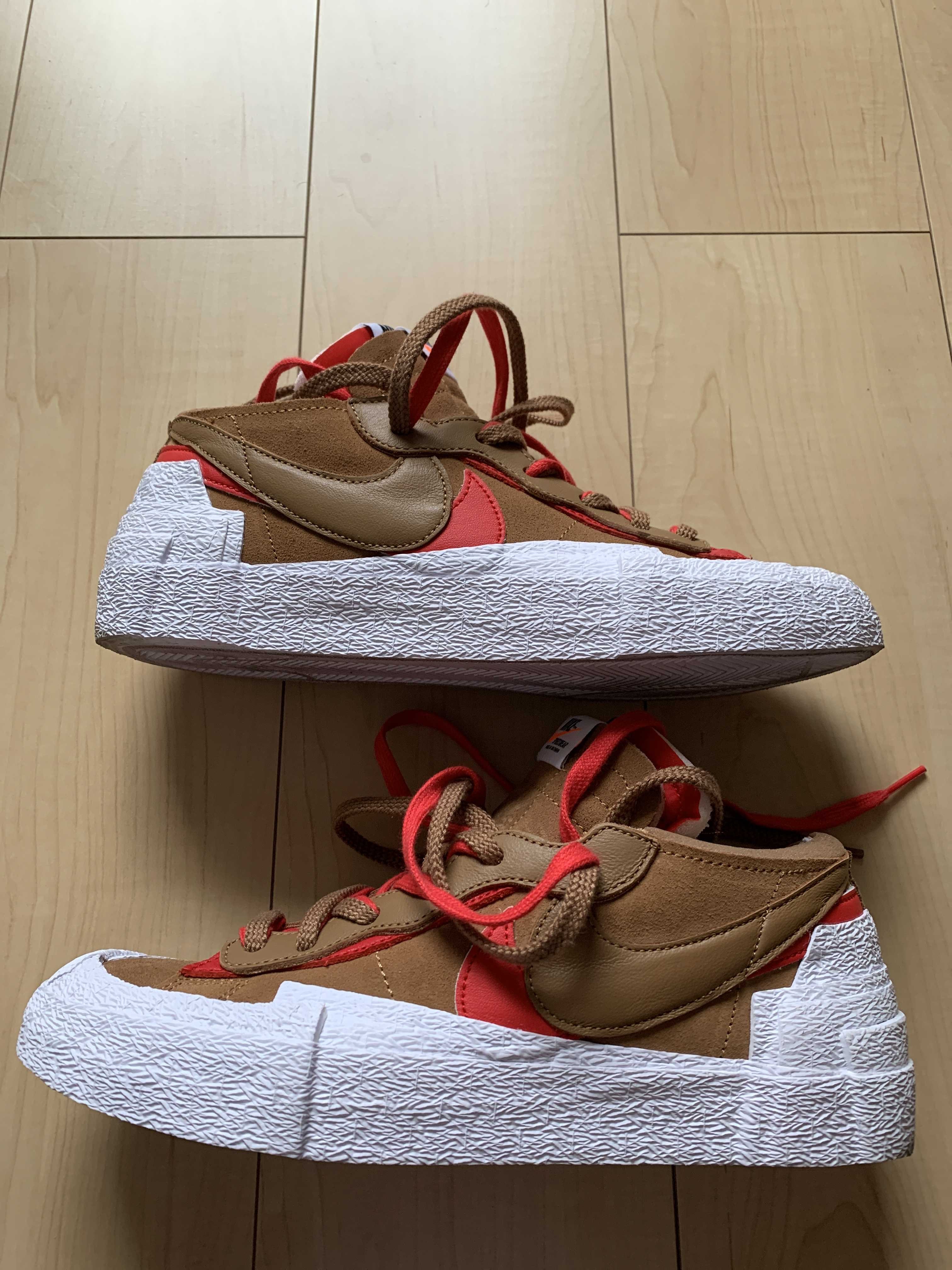 SACAI × NIKE BLAZER LOW "BRITISH TAN"