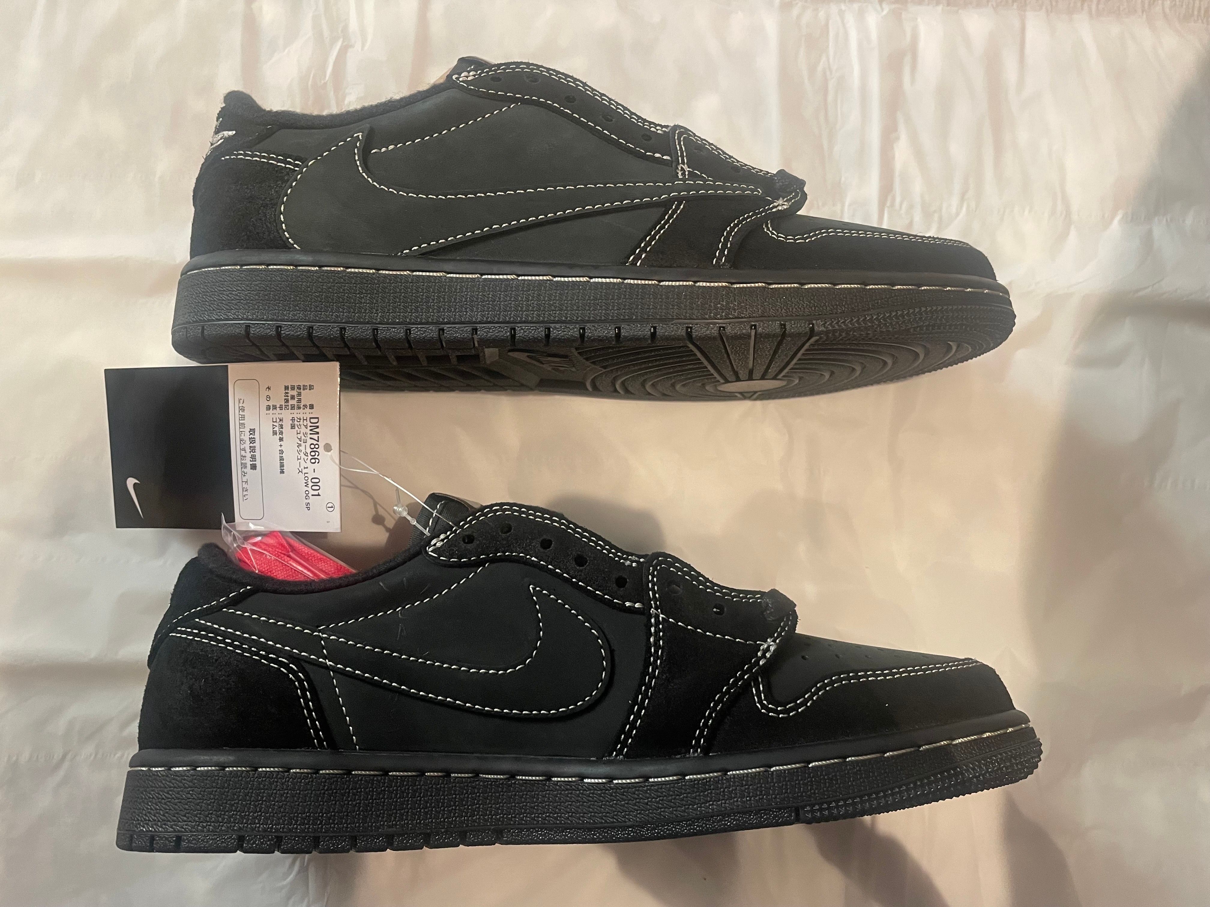 Travis Scott × Nike Air Jordan 1 Low OG SP "Black Phantom"