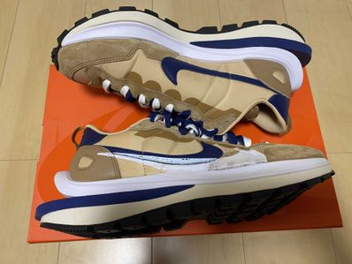 Sacai × Nike Vapor Waffle "Sesame And Blue Void"