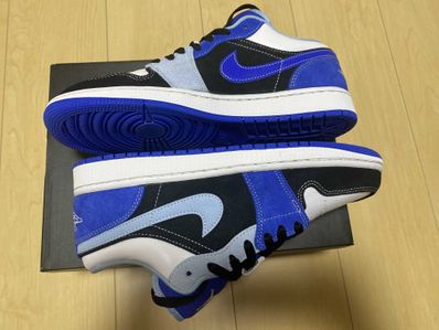 NIKE AIR JORDAN 1 LOW "WHITE/BLACK/BLUE"