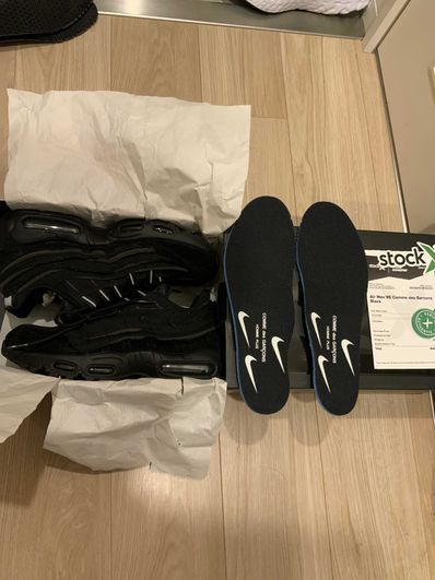 COMME des GARCONS × Nike Air Max 95 "Black"