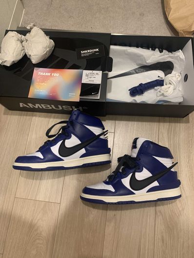 AMBUSH × NIKE DUNK HIGH "DEEP ROYAL"