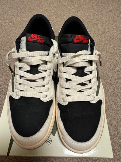 Travis Scott × Nike Women's Air Jordan 1 Low OG "Medium Olive"