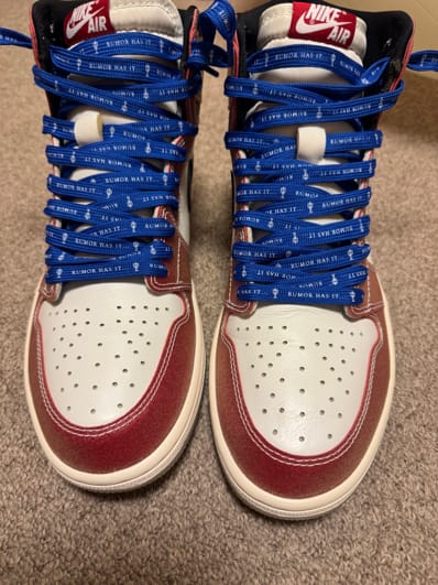 Trophy Room × Nike Air Jordan 1 Retro High "Chicago" (Friends and Family) (Blue Laces)