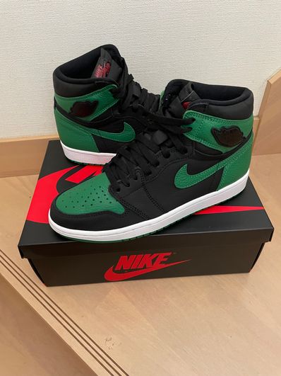 Nike Air Jordan 1 Retro High OG "Black/Pine Green" (2020)