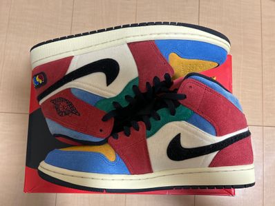 BLUE THE GREAT×NIKE AIR JORDAN 1 MID FEARLESS "MULTI"