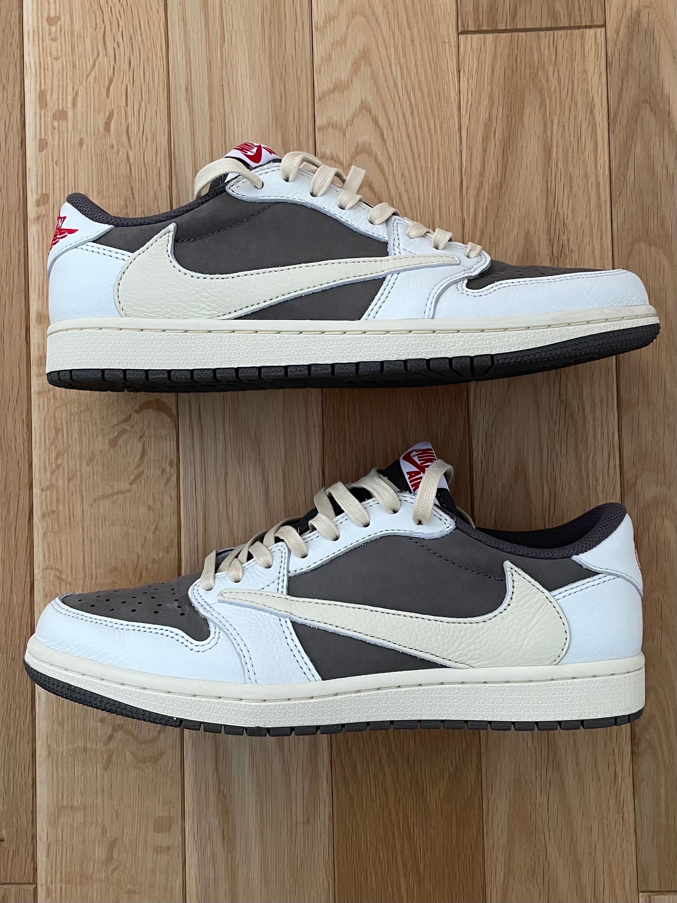 Travis Scott × Nike Air Jordan 1 Low OG SP "Reverse Mocha/Sail and Ridgerock"