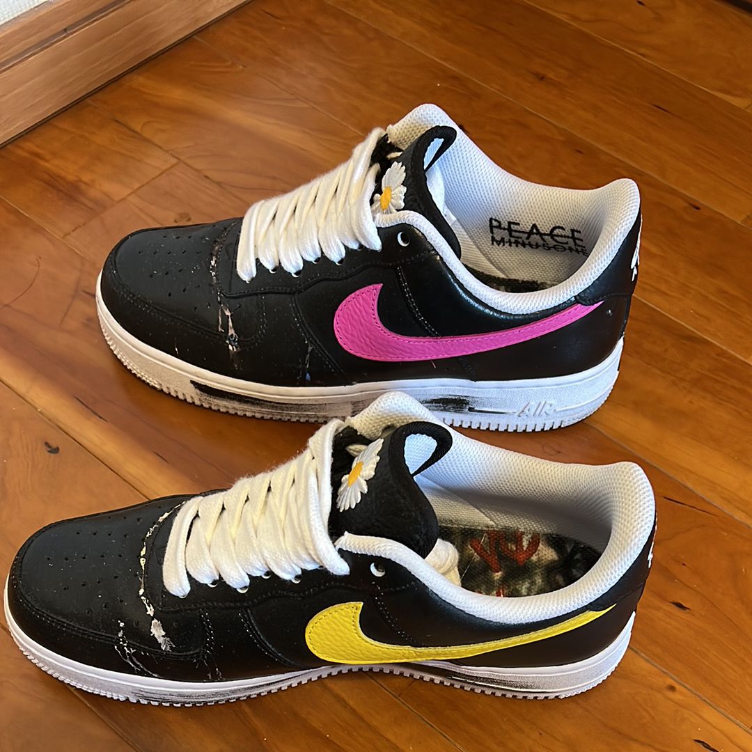 PEACEMINUSONE × Nike Air Force 1 Low '07 Para-Noise 3.0 "Black and Multi-Color" / G-DRAGON