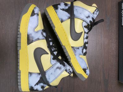 Nike Dunk High "Black Acid Wash"