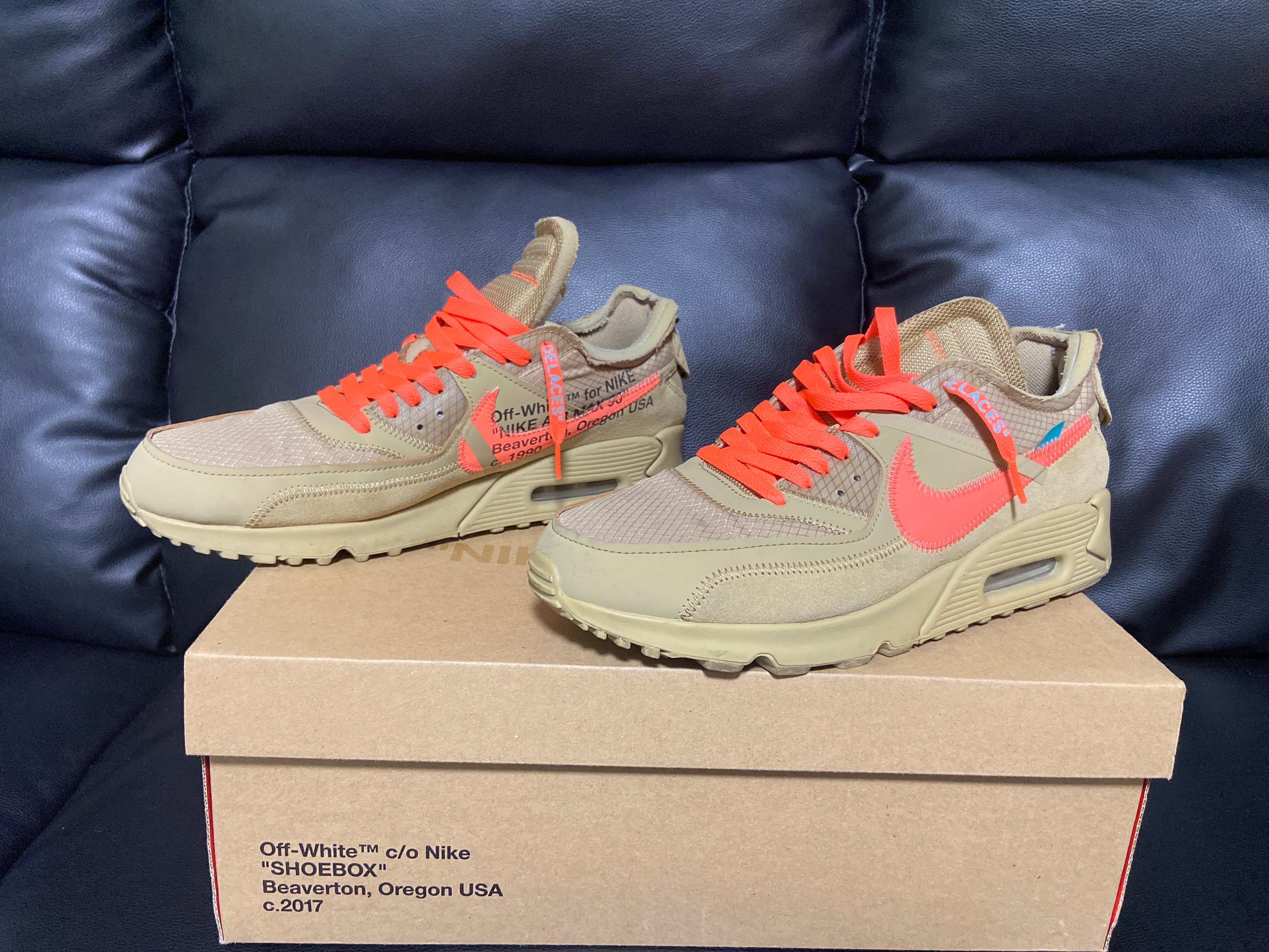 Off-White × Nike Air Max 90 "Desert Ore"