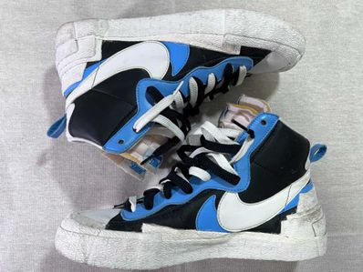 sacai × NIKE BLAZER MID "BLACK / BLUE"