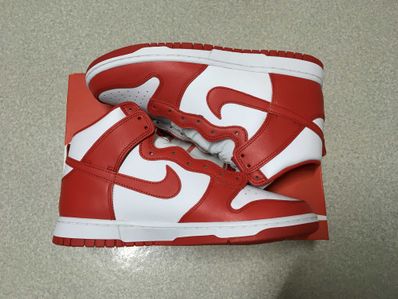 Nike Dunk High "Championship White and Red"