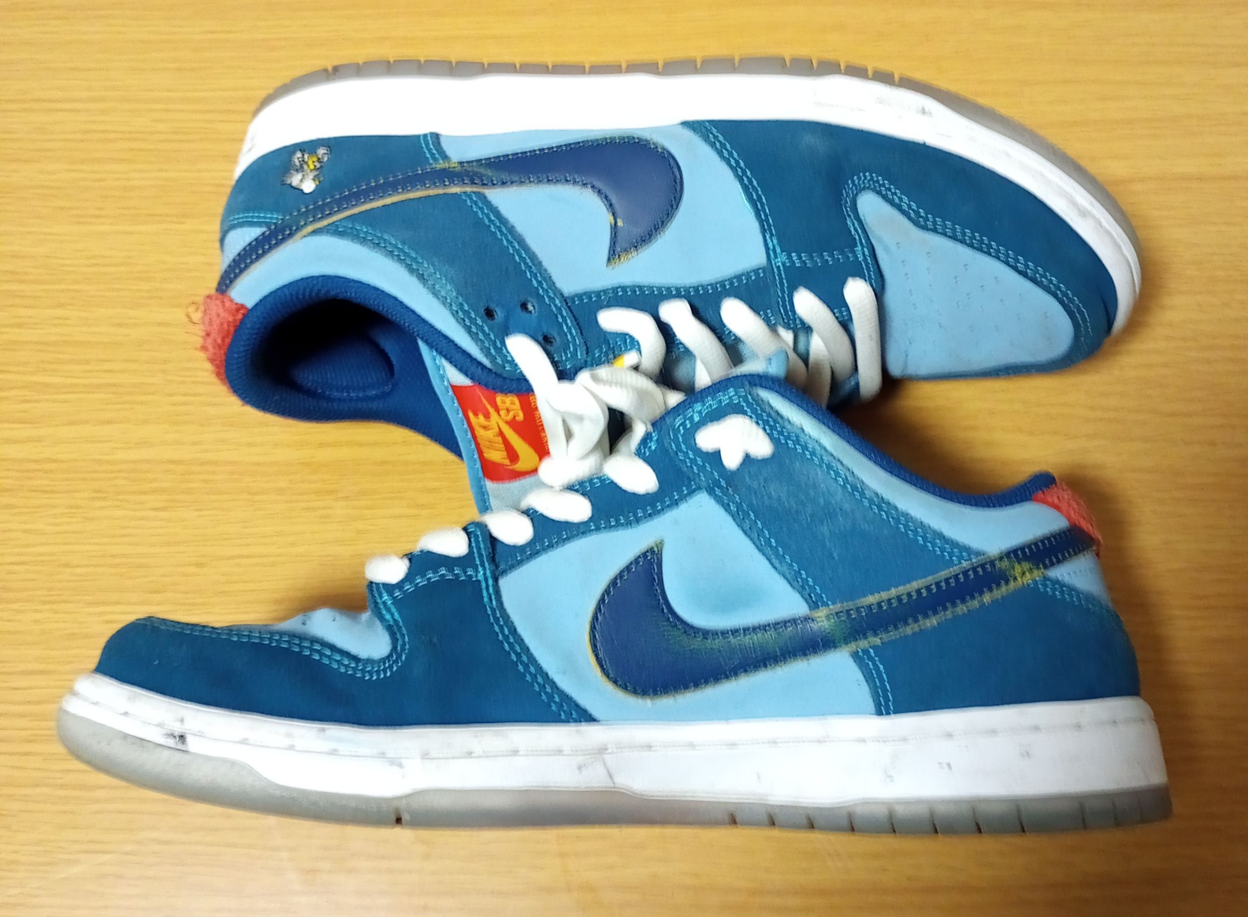 Why So Sad? × Nike SB Dunk Low "Coastal Blue/Speed Yellow-University Red"