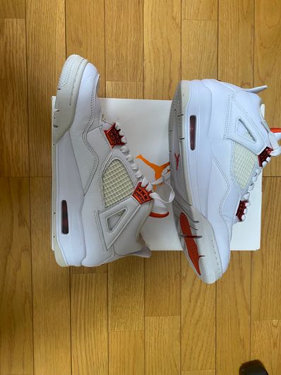 Nike Air Jordan 4 Retro "White/Team Orange"