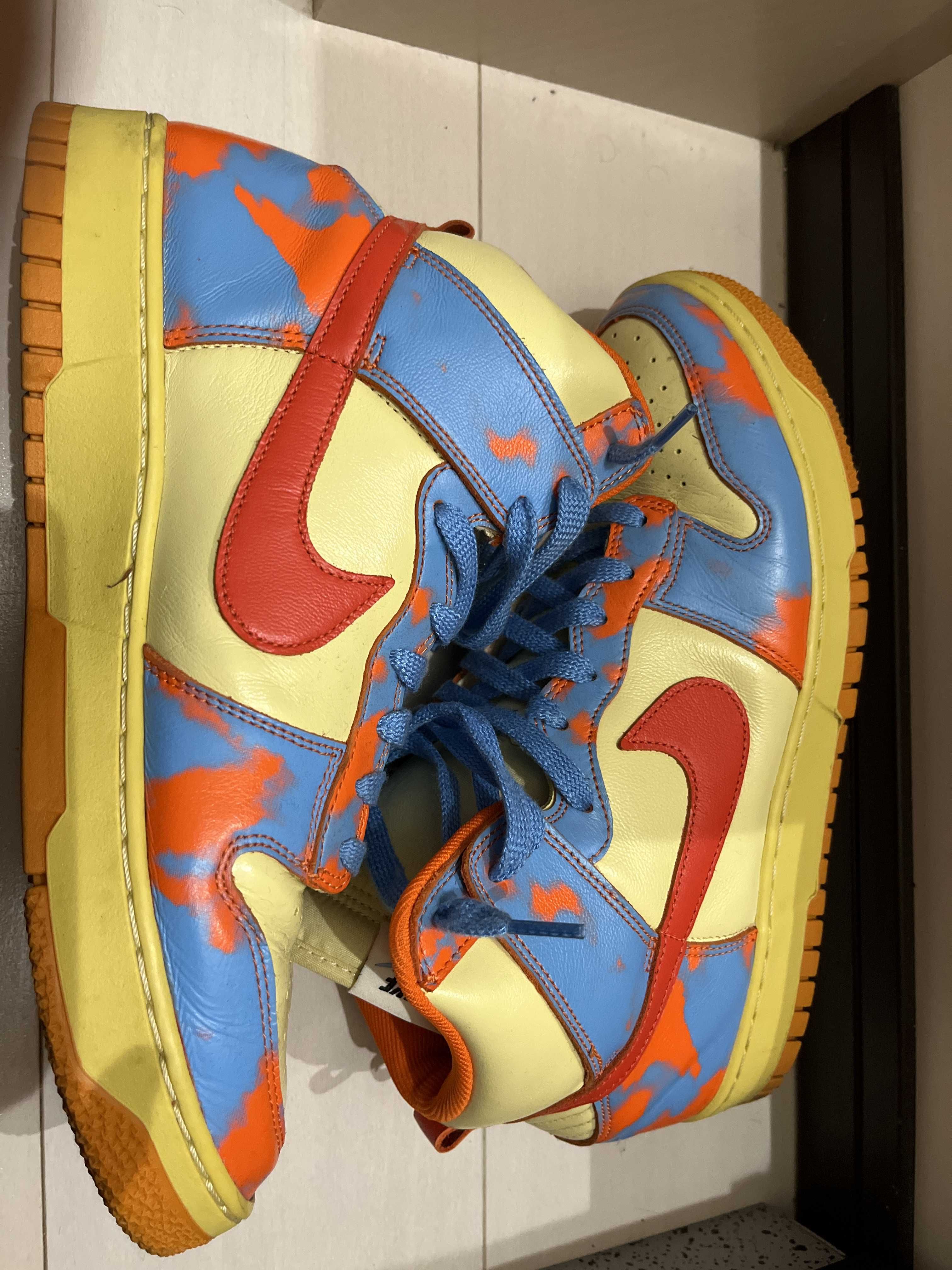 Nike Dunk High 1985 SP "Orange Acid Wash"