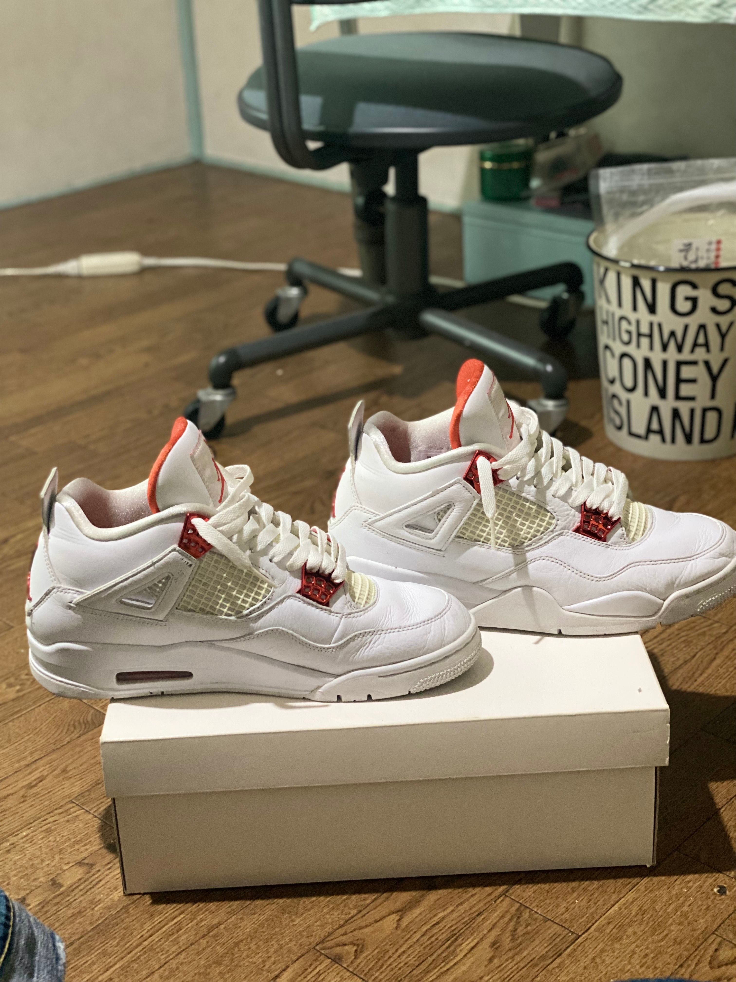Nike Air Jordan 4 Retro "White/Team Orange"