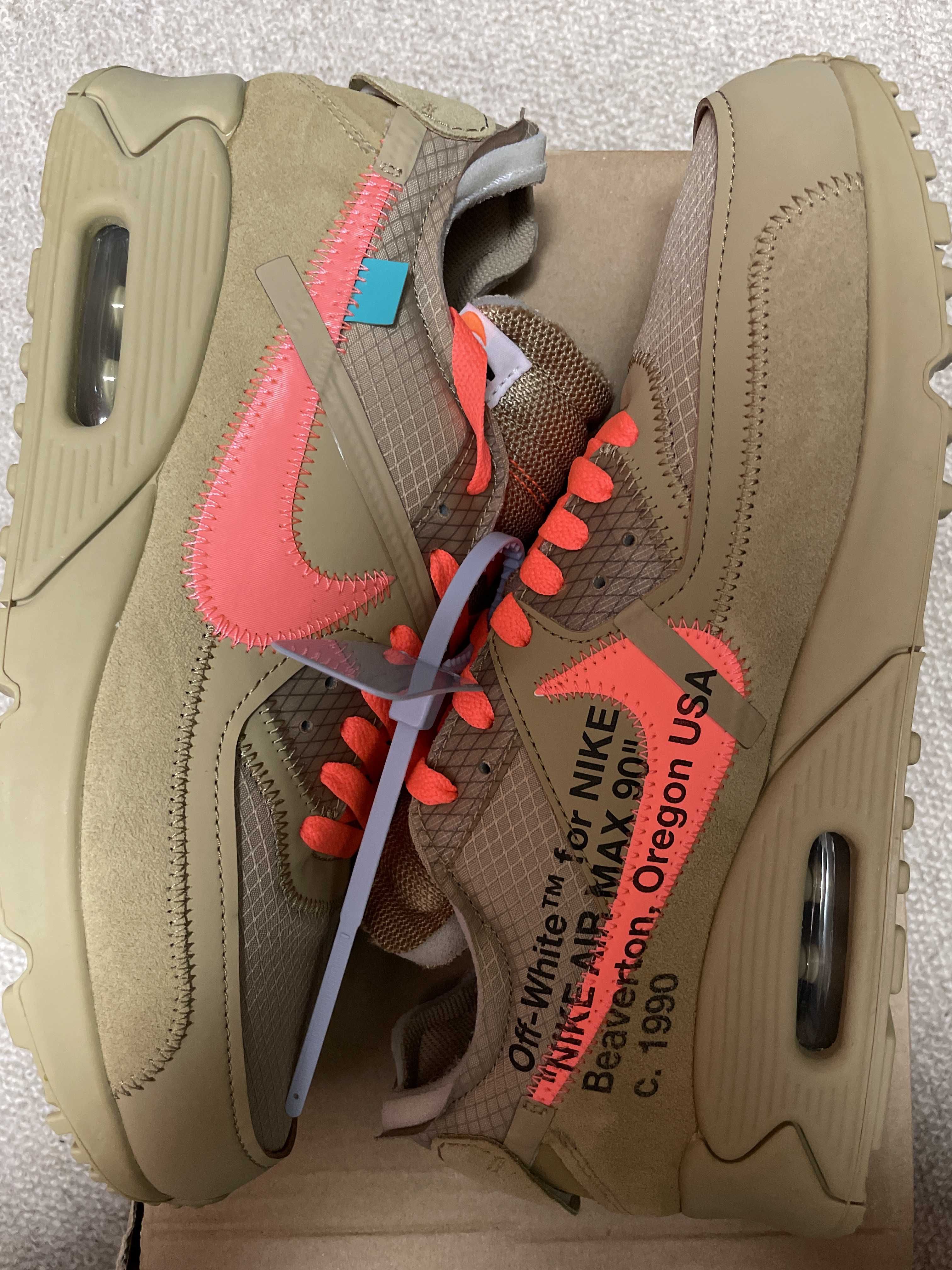 Off-White × Nike Air Max 90 "Desert Ore"