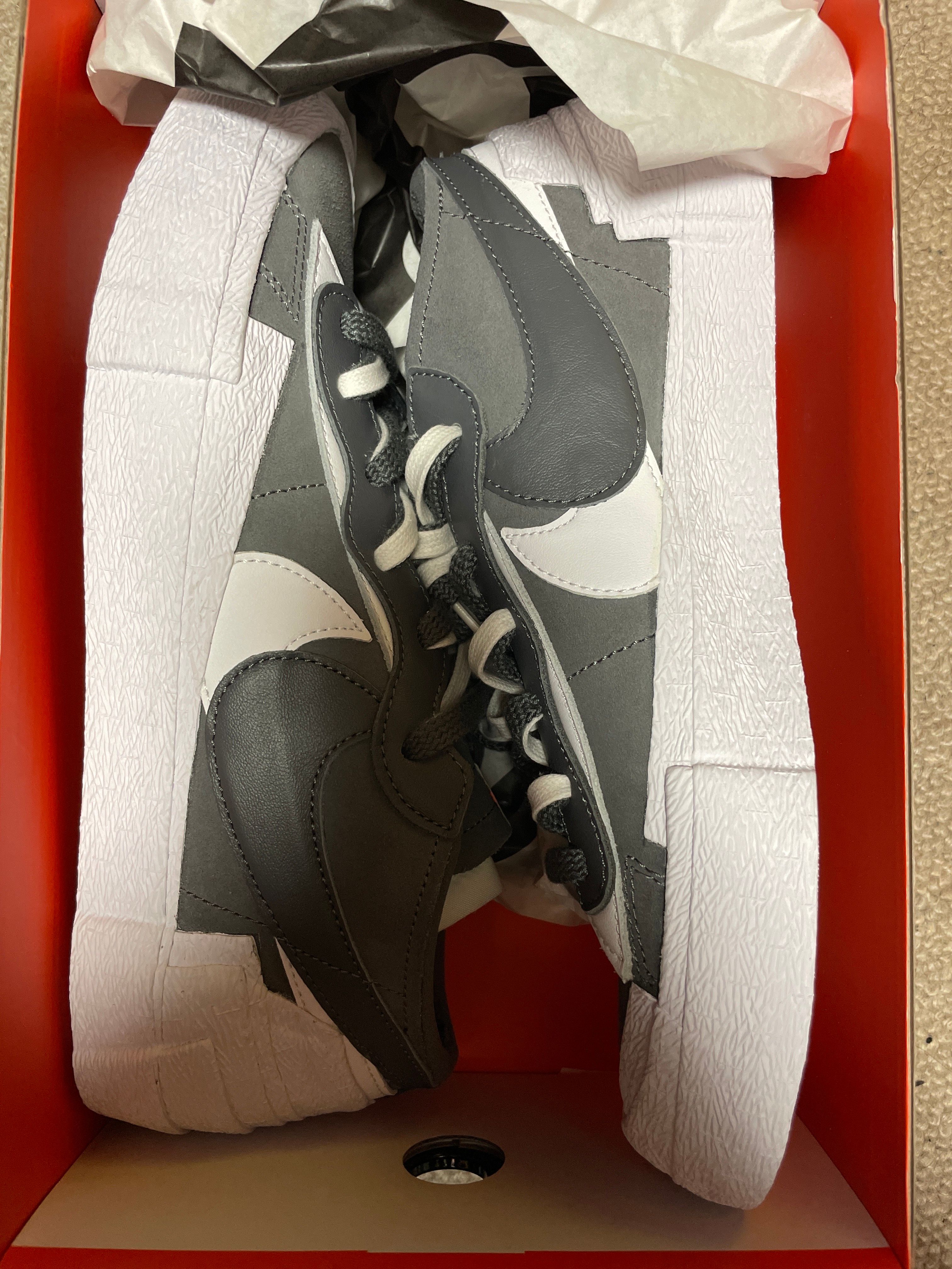 Sacai × Nike Blazer Low "Iron Grey"