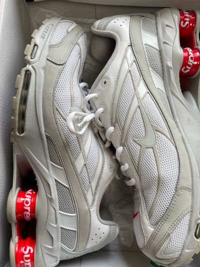 天然石ターコイズ M267 Supreme × NIKE Shox Ride 2 ホワイト - 通販