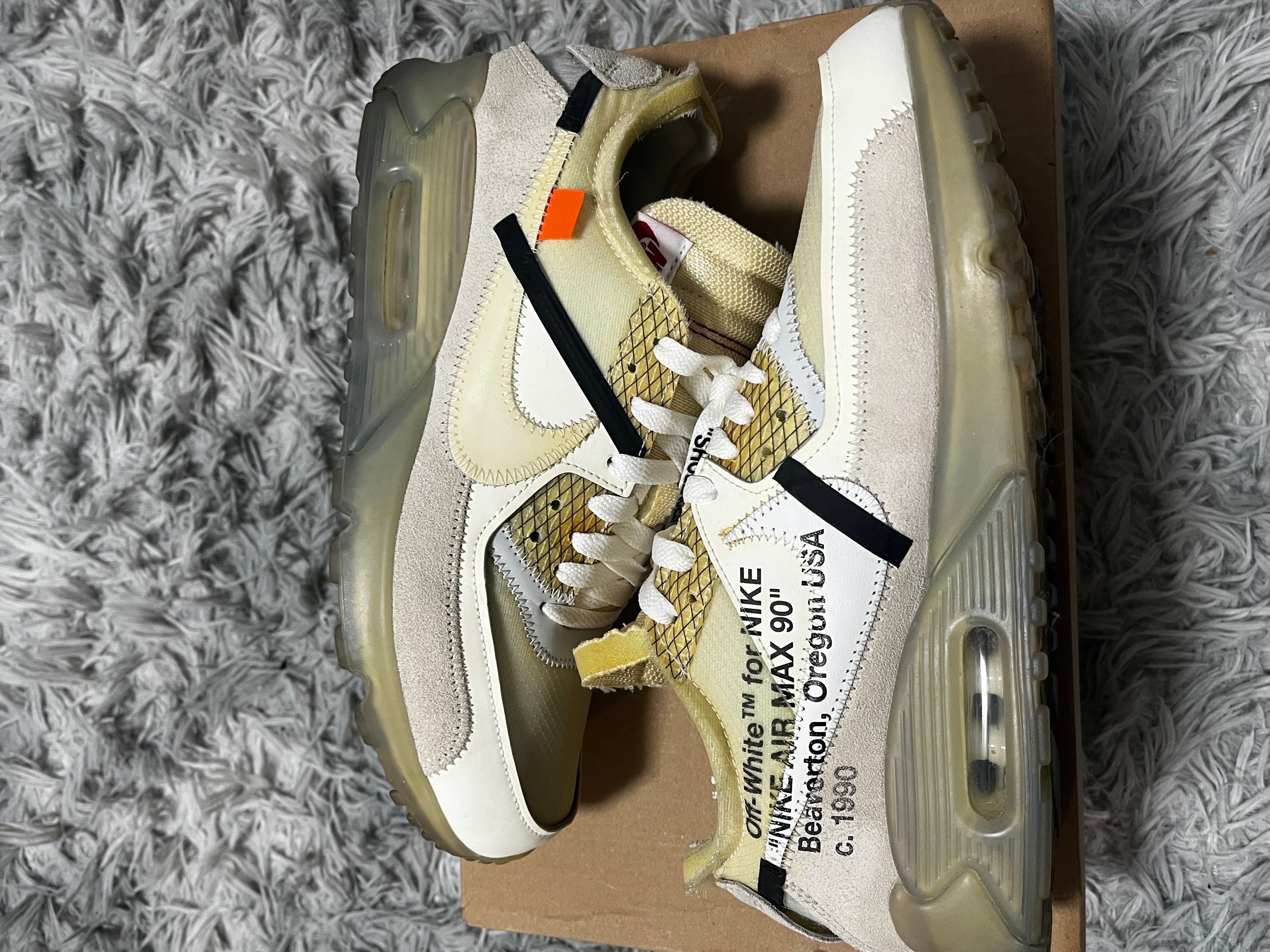 Off-White × Nike Air Max 90 "The 10/Sail"