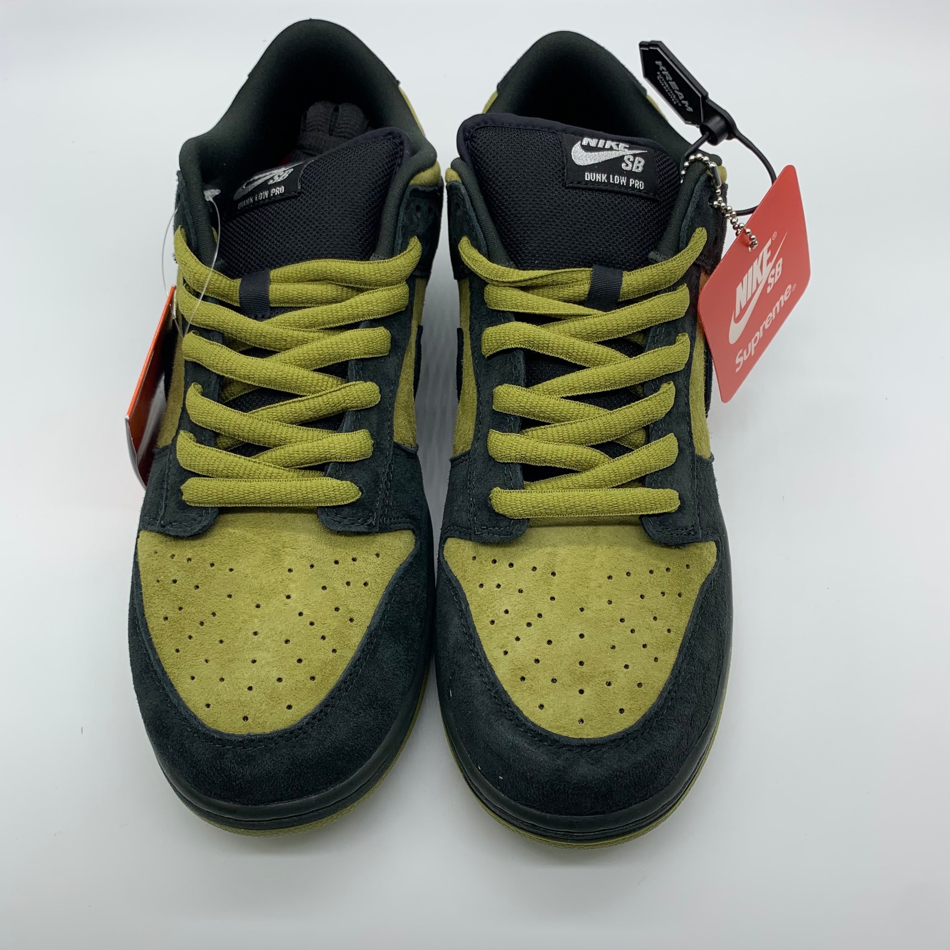 Supreme × Nike SB Dunk Low "Camper Green" (Asia Exclusive) (25FW Week2)
