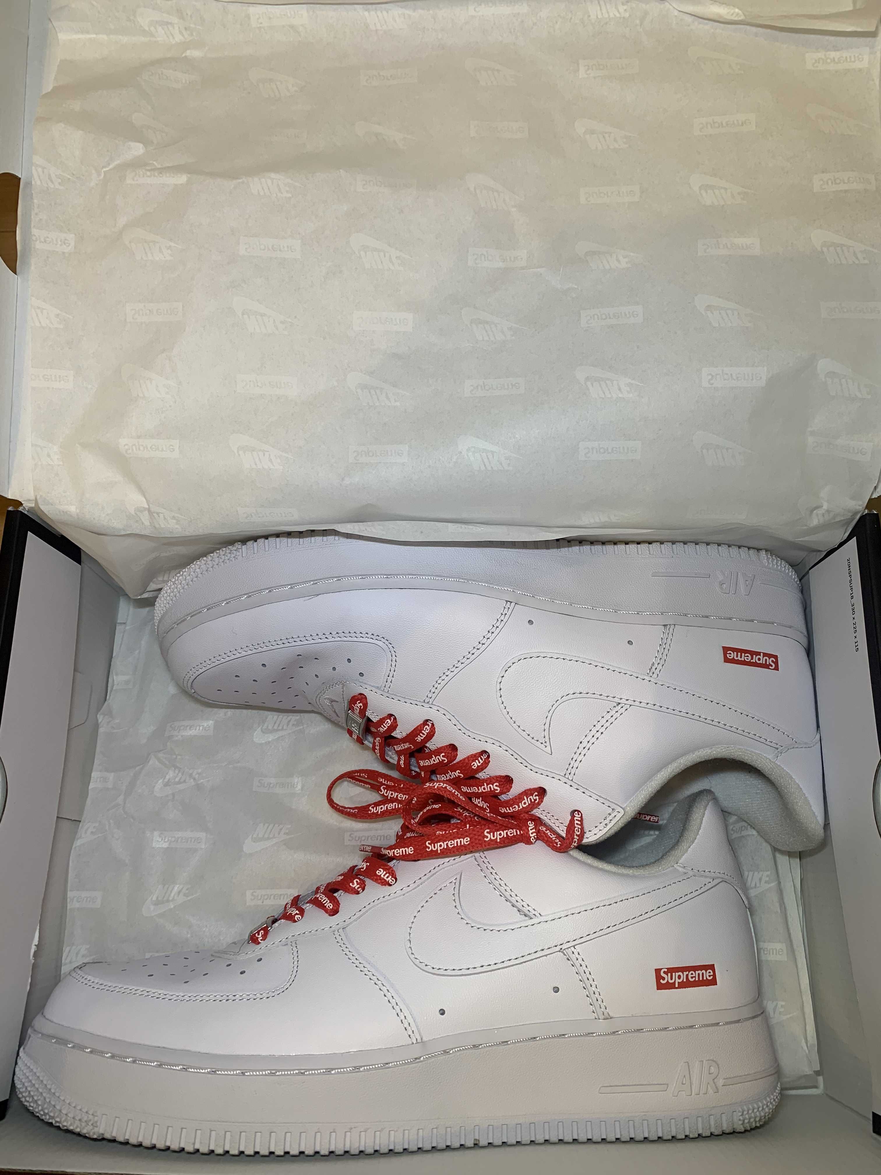 Supreme × Nike Air Force 1 Low "White"