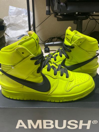 AMBUSH × NIKE DUNK HIGH "FLASH LIME"