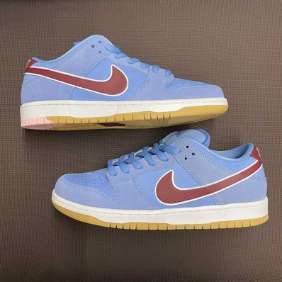 Nike SB Dunk Low Pro "Philadelphia Phillies/Valor Blue and Team Maroon"