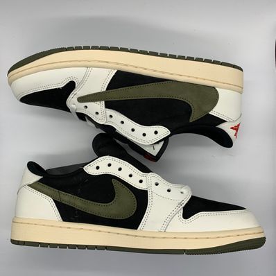 Travis Scott × Nike Women's Air Jordan 1 Low OG "Medium Olive"