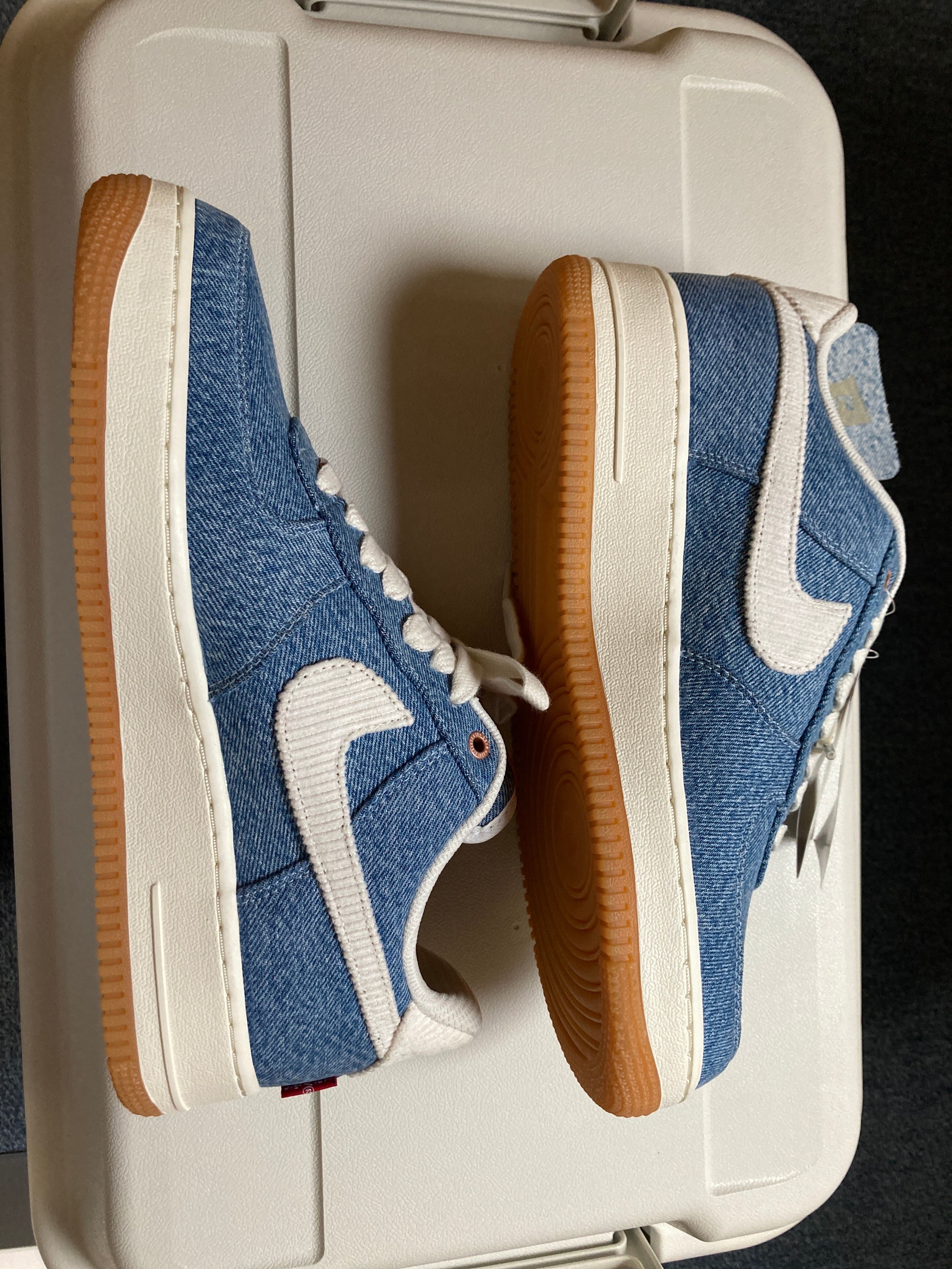 Levi’s®︎ × Nike Air Force 1 Low "White/Denim" (Nike By You)