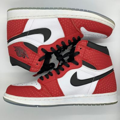 Spiderman × Nike Air Jordan 1 Origin Story "Gym Red/White/Photo Blue/Black"
