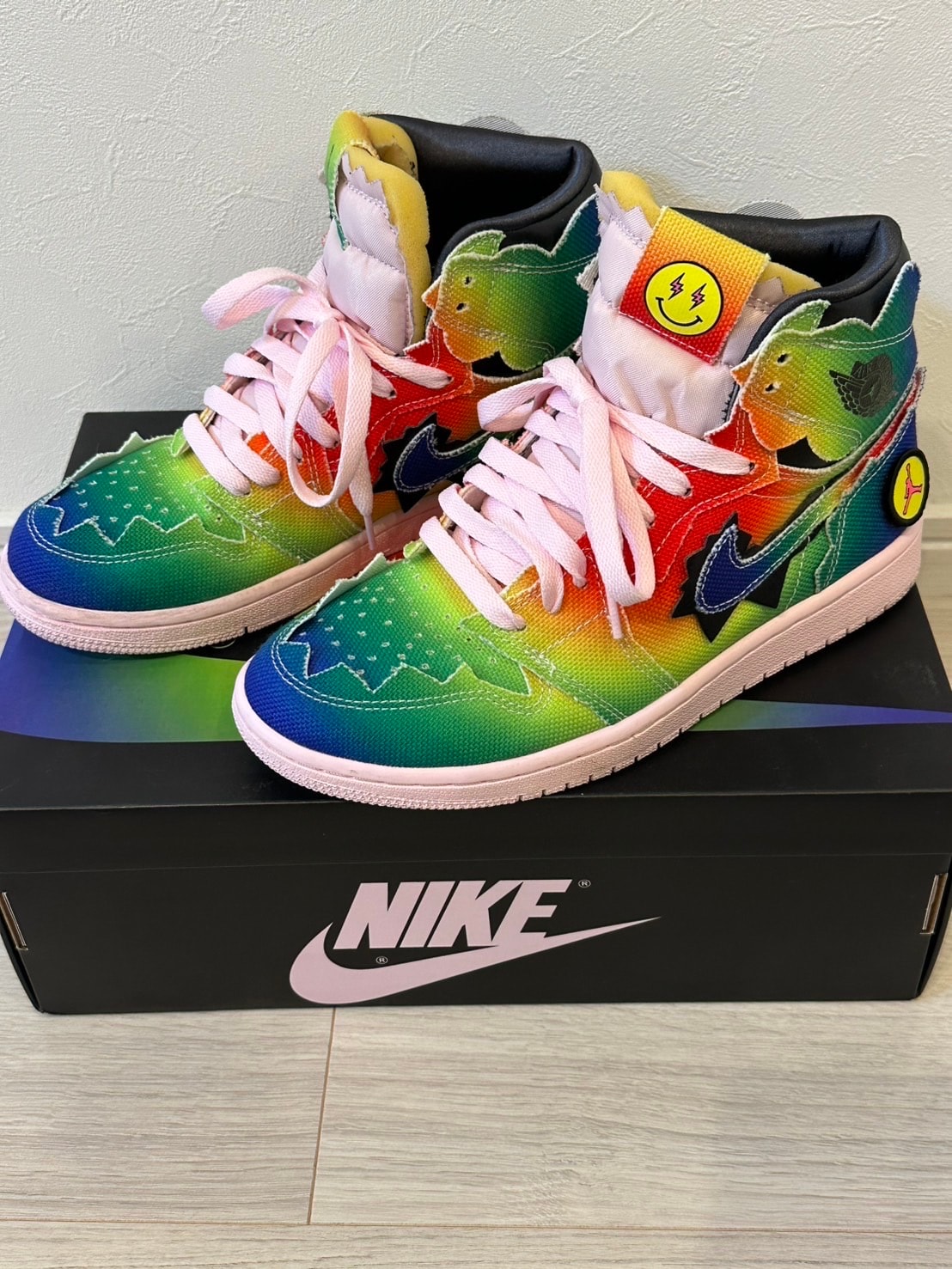 J Balvin × Nike Air Jordan 1 High OG "Rainbow"