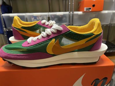 sacai × NIKE LDV WAFFLE "PINE GREEN"