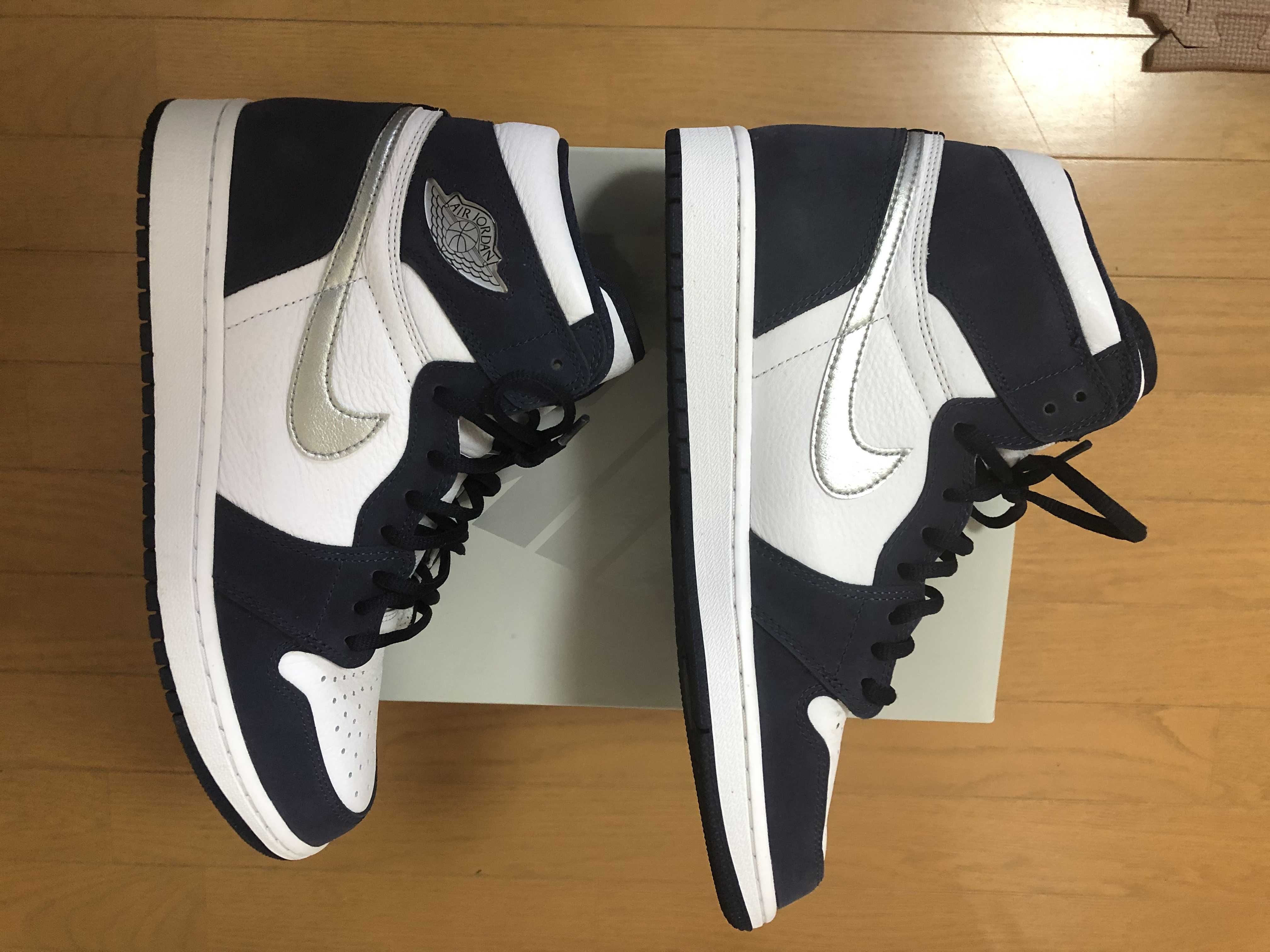 Nike Air Jordan 1 High OG CO.JP "White/Midnight Navy" (2020)(ブリーフケースなし)