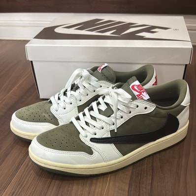 Travis Scott × Nike Air Jordan 1 Low OG SP "Reverse Olive"