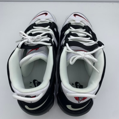 NIKE AIR MORE UPTEMPO "WHITE/BLACK/UNIVERSITY RED"(2020)
