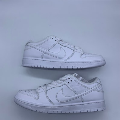 Nike SB Dunk Low Pro ISO "Triple White"