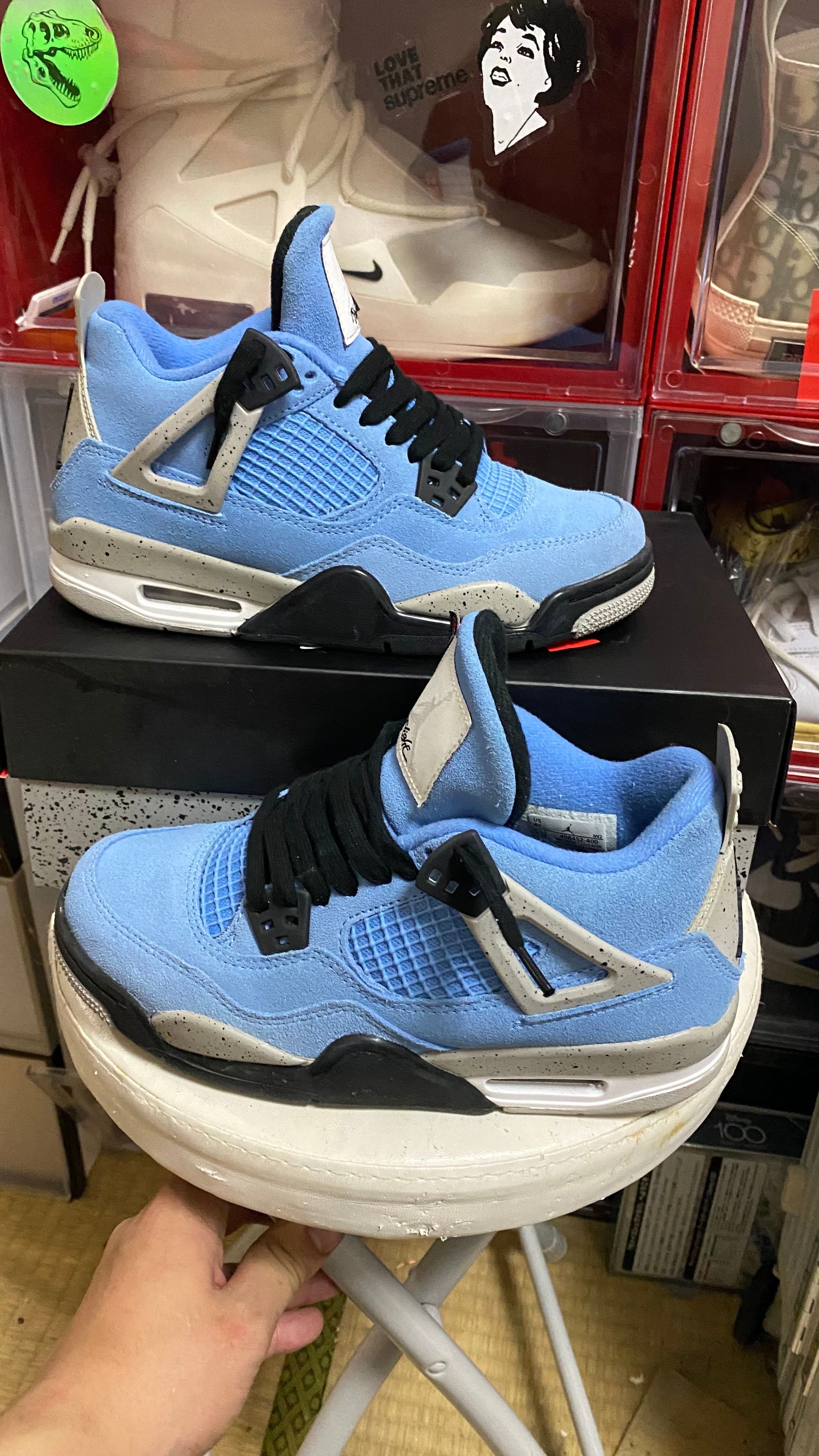 Nike GS Air Jordan 4 "University Blue"