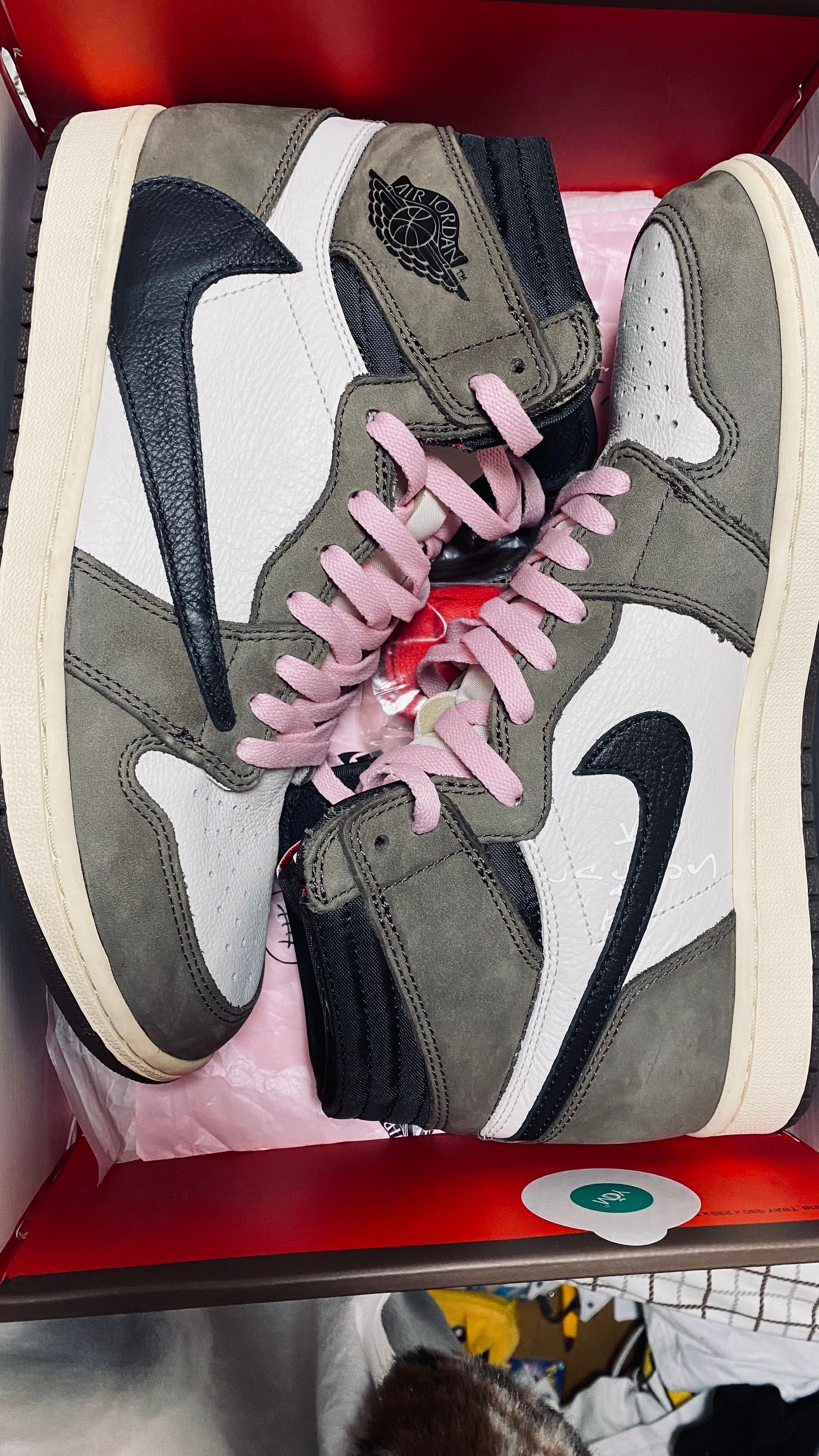 Travis Scott × Nike Air Jordan 1 Retro High OG TS SP "Sail/Dark Mocha"
